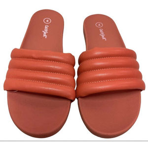 Kids Orange Slide Sandals